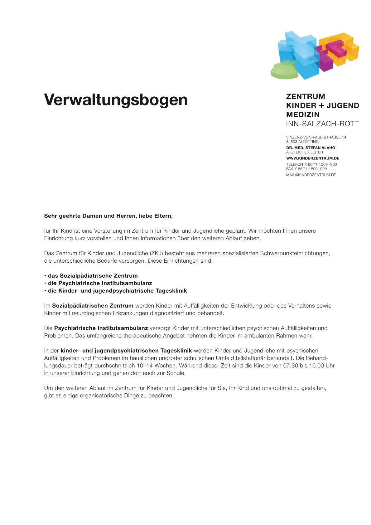 Verwaltungsbogen