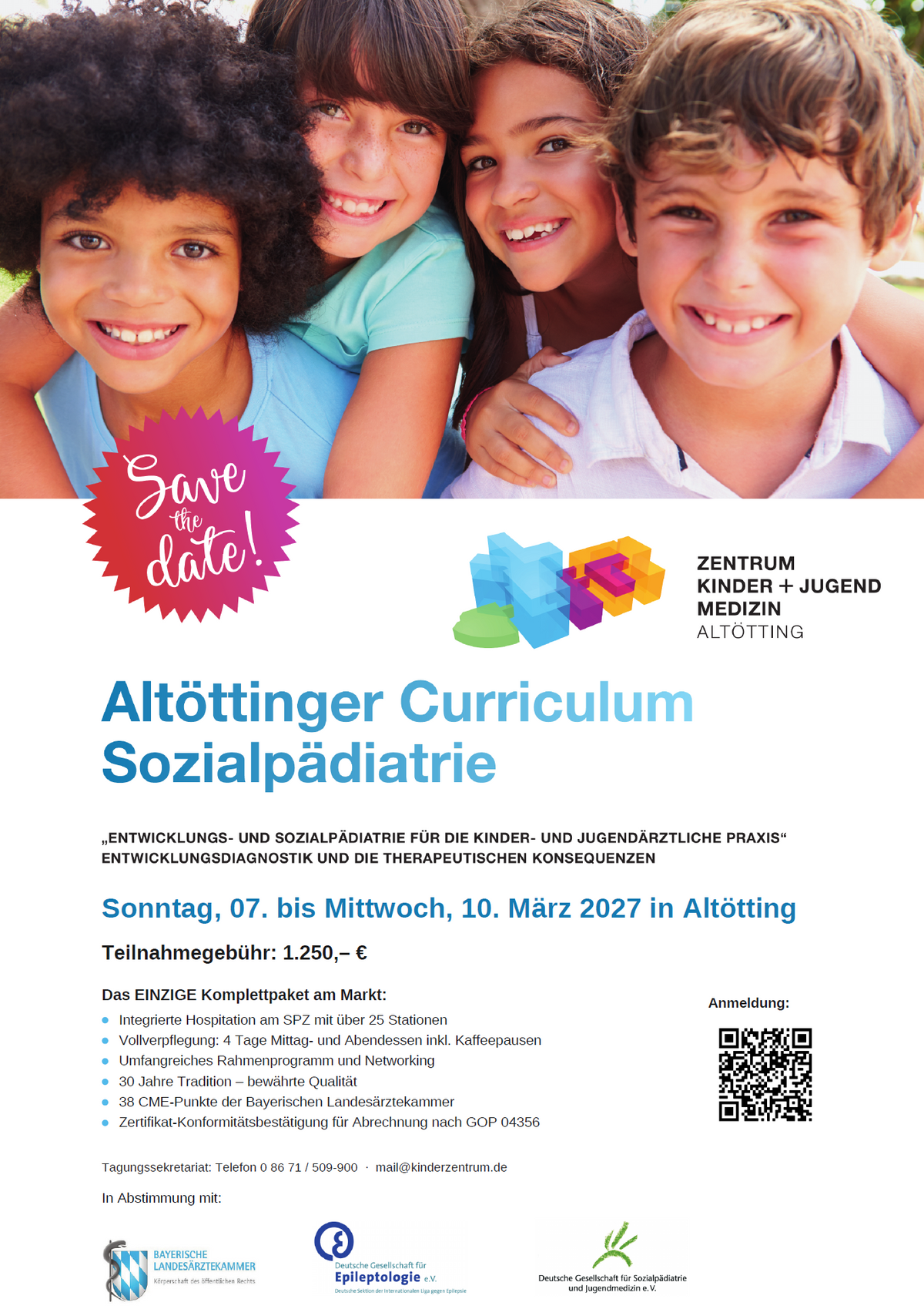 Altöttinger Curriculum Sozialpädiatrie 07.03 - 10.03.2027